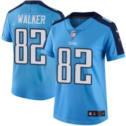 Tennessee Titans #82 Walker Nike skyblue Color Rush Limited Jersey