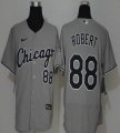 Nike Chicago White Sox #88 Luis Robert Gray Flexbase Authentic Collection Jersey