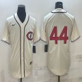 Nike Cincinnati Reds #44 beige throwback mlb jerseys-BD