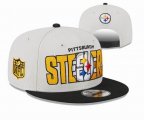 2023 Steelers white NFL Snapback Hats-YD