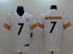 Pittsburgh Steelers #7 Ben Roethlisberger Nike white Color Rush Limited Jersey