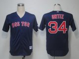 MLB Jerseys Boston Red Sox 34 Ortiz Dark Blue