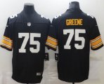 Pittsburgh Steelers #75 Joe Greene Nike black Color Rush Limited Jersey