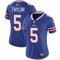 Women Nike Buffalo Bills #5 Tyrod Taylor blue Color Rush Limited Jersey