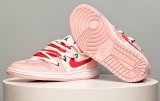 Women 2023 Air Jordan 1 basketball Shoes light pink red