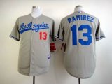 Los Angeles Dodgers 13 RAMIREZ gray mlb jersey