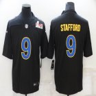 Nike Rams Matthew Stafford #9 Black Color Rush Limited Jersey