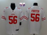 San Francisco 49ers #56 Reuben Foster nike white Color Rush Limited Jersey