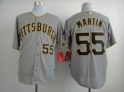 Pittsburgh Pirates #55 Martin gray mlb jersey