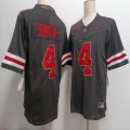 Ohio State Buckeyes #4 Jeremiah Smith black Nike Logo College jerseys-XST