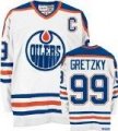 NHL Edmonton Oilers #99 Wayne Gretzky White Jersey