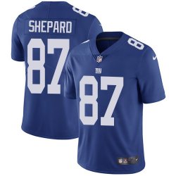 New York Giants #87 Shepard Nike blue Color Rush Limited Jersey