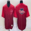 Nike Philadelphia Phillies blank orange majestic baseball jersey big logo