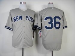 New York Yankees #36 Grey mlb baseball Jerseys