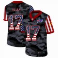 Custom Nike Buffalo Bills #17 Josh Allen 2020 Nike Camo USA Salute to Service Limited Jersey-ZH