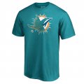 Men's Miami Dolphins NFL Pro Line by Fanatics Branded Aqua X-Ray T-Shirt