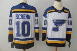 Adidas St.Louis Blues #10 Brayden Schenn white NHL hockey