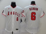 Nike Los Angeles Angels #6 Anthony Rendon white Flexbase Authentic Collection Jersey