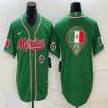 2023 World Cup Mexico blank green majestic baseball jerseys 60