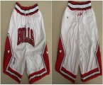 nike Chicago Bulls white NBA shorts-LD