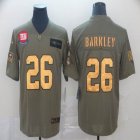 Nike New York Giants #26 Saquon Barkley Salute to Service Retired Limited Jersey-BD