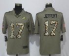 Nike Philadelphia Eagles 17 Jeffery Olive Camo Carson 2017 Salute to Service Limited Jersey