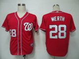 MLB Jerseys Washington Nationals 28 Werth Red