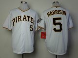 Pittsburgh Pirates Josh Harrison 5 white baseball jerseys