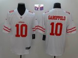 49ers #10 Jimmy Garoppolo nike white Color Rush Limited Jersey