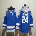 Los Angeles Dodgers #24 Kobe Bryant blue gray Hooded Sweatshirt