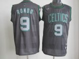 Boston Celtics 9# Rajon Rondo gray nba jerseys