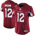 Women Cardinals #12 John Brown red nike Color Rush Limited Jersey