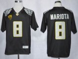 Oregon Duck Marcus Mariota 8 black College Football Limited Jerseys