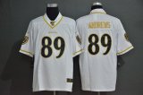 Nike Baltimore Ravens #89 Smith Sr white gold Color Rush Limited Jersey-WL