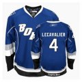 Tampa Bay Lightning 4# Vincent Lecavalier Blue NHL Jerseys