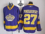 Los Angeles Kings 27# PONIEAROVSKY pruple 2014 NHL champion Jerseys