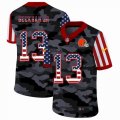 Custom Nike Browns #13 Odell Beckham Jr 2020 Nike Camo USA Salute to Service Limited Jersey-ZH