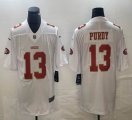 Nike San Francisco 49ers #13 Brock Purdy white gold Color Rush Limited Jersey 01