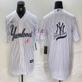 Nike New York Yankees blank white MLB baseball Jersey Joint name -BD 11