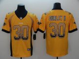 Nike Rams #30 Todd Gurley II yellow drift Color Rush Limited Jersey-BD