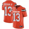 Youth Cleveland Browns Odell Beckham Jr #13 Nike Orange Color Rush Limited Jersey