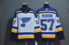 Adidas St.Louis Blues #57 David Perron white NHL hockey