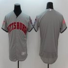 2016 Pittsburgh Pirates blank gray Flexbase Authentic Collection Jersey