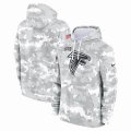 Atlanta Falcons Nike Arctic Camo 2024 Salute to Service Club Fleece Pullover Hoodie