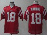 Nike Ole Miss Rebels Achie Manning 18 Red College Football Jerseys