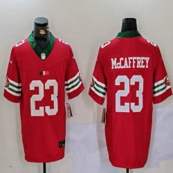 Nike San Francisco 49ers #23 Christian McCaffrey red Nike Vapor F.U.S.E. Limited Jersey-BD