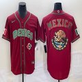 2023 World Cup Mexico red blank majestic baseball jerseys 13