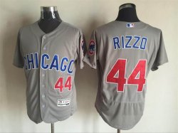 2016 Chicago Cubs Anthony Rizzo #44 Gray Flexbase Authentic Collection Jersey