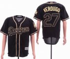 Los Angeles Dodgers #27 Alex Verdugo black Flexbase Authentic Collection Jersey