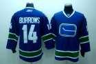 NHL Vancouver Canucks #14 BURROWS Blue Jersey